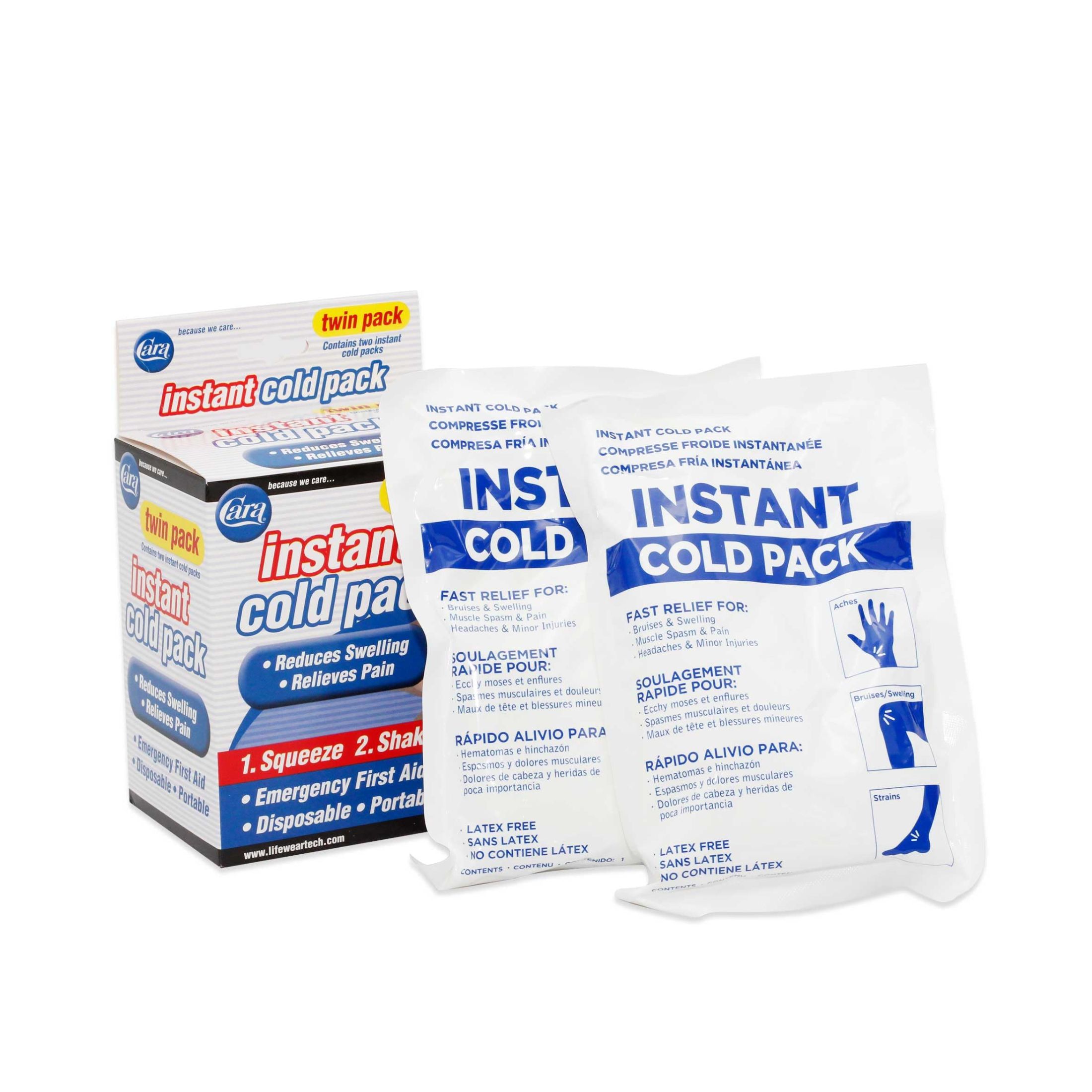 Cara Cold Pack, Instant, Twin Pack