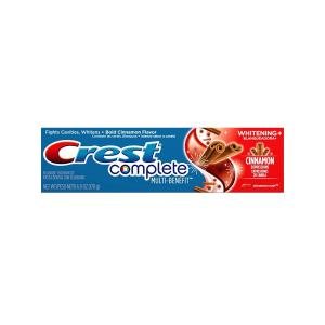 Crest Plus Complete Whitening Fluoride Cinnamon Rush Toothpaste