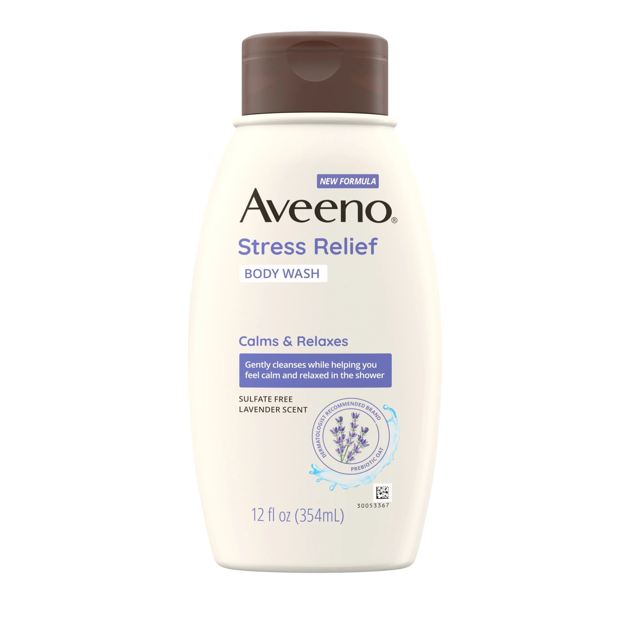 Aveeno Body Wash, Stress Relief, Lavender Scent 12 Fl Oz