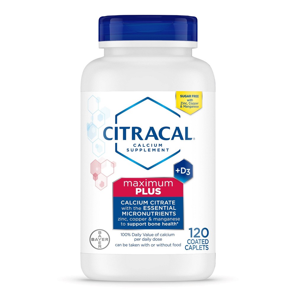 Citracal Calcium Citrate + D3 Supplement Coated Caplets Maximum