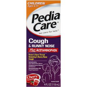 Pedia Care Children's Cough & Runny Nose, Plus, Luden's Cherry Taste