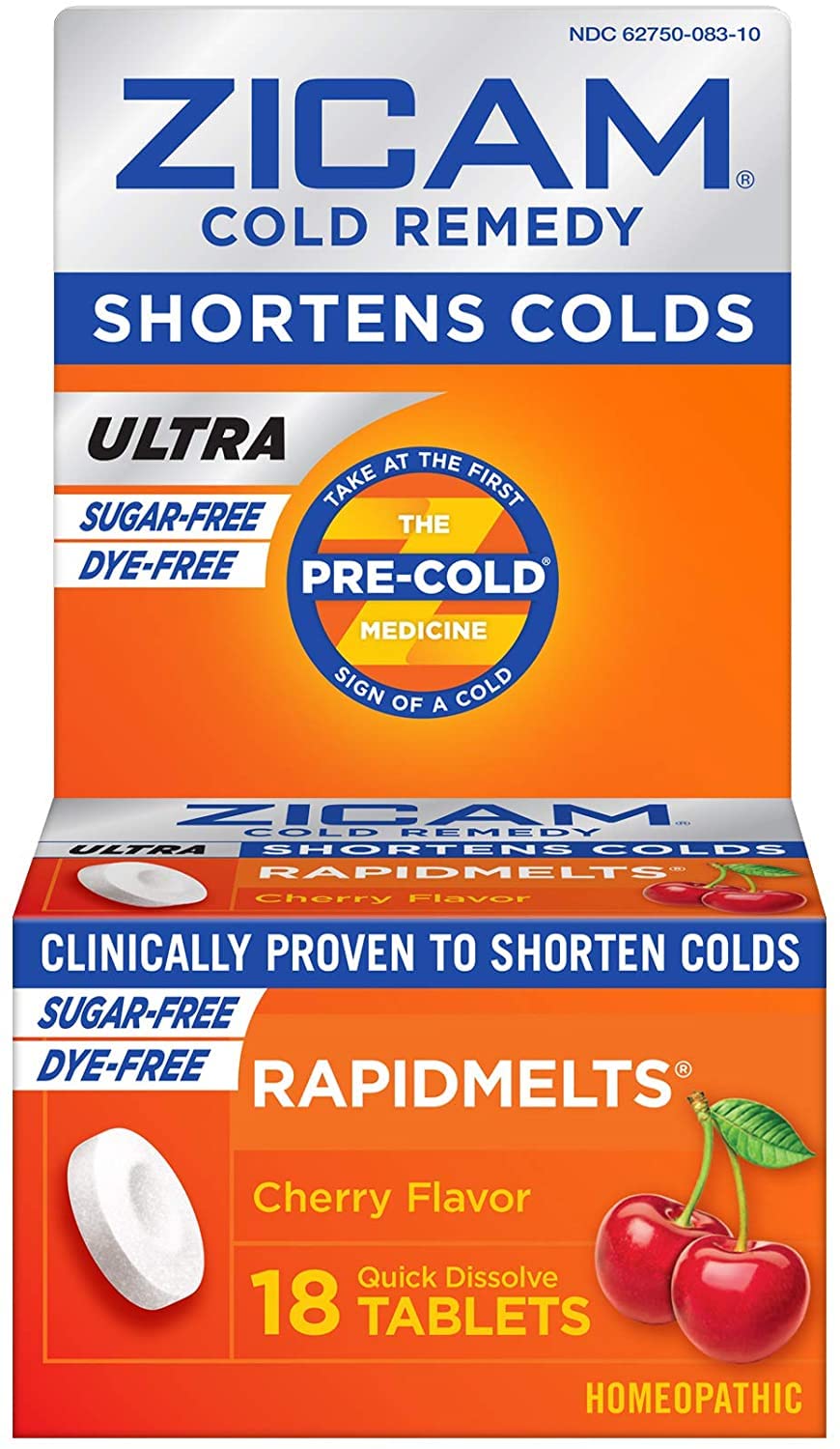 Zicam Cold Remedy, Ultra, Quick Dissolve Tablets, Cherry Flavor