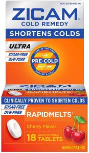 Zicam Cold Remedy, Ultra, Quick Dissolve Tablets, Cherry Flavor