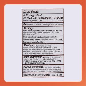 Rugby Aluminum Hydroxide Gel, 16 Oz