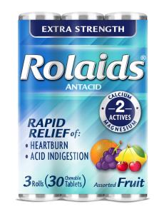 Rolaids Extra Strength Antacid Chewable Assorted Fruit Tablets