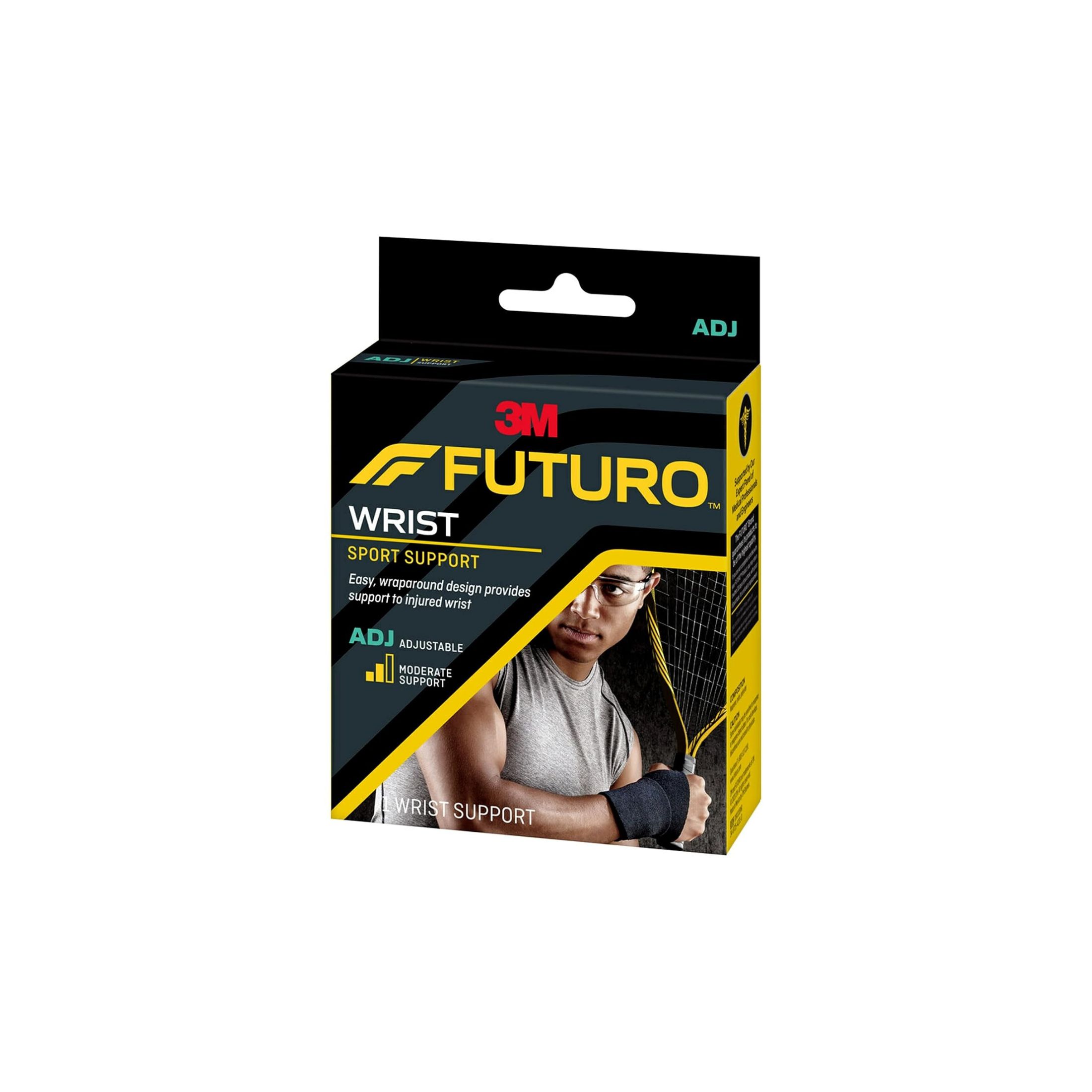 Futuro Sport Wrap Around Wrist Support Adjust To Fit Black