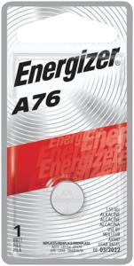 Energizer A76 Watch/Electronic Battery - Alkaline