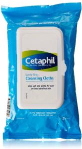 Cetaphil Gentle Skin Face Cleansing Cloths, 25 Pre-Moistened Cloths