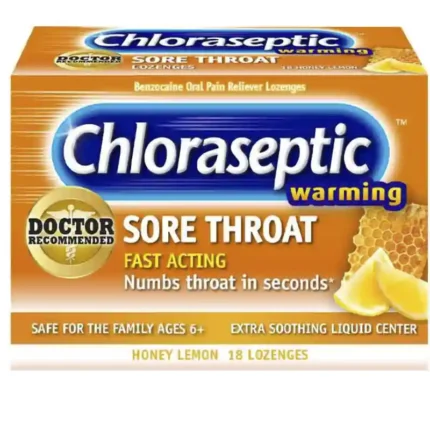 Chloraseptic Sore Throat Honey Lemon 18