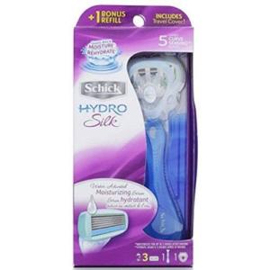 Schick Hydro Silk, Razor, 5 Blades, Moisture Care