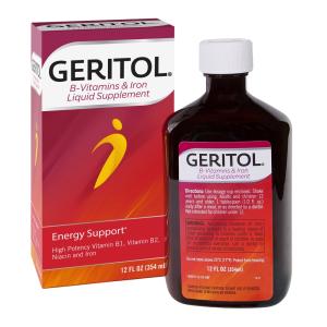 Geritol Liquid Vitamin And Iron Energy Support Supplement