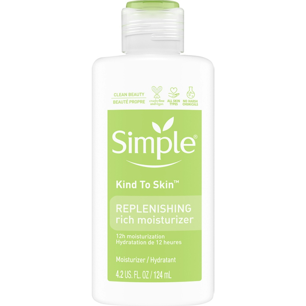Simple Kind To Skin Face Moisturizer Replenishing Rich, 4.2 Oz