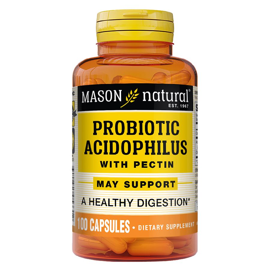 Mason Natural Probiotic Acidophilus With Pectin, 100 Capsules