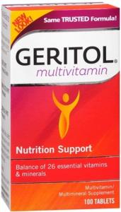 Geritol Multivitamin Multimineral Nutrition Support Tablets 100 Count