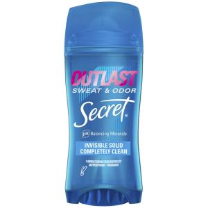 Secret Outlast For Women Antiperspirant Deodorant Invisible Solid Completely Clean Scent