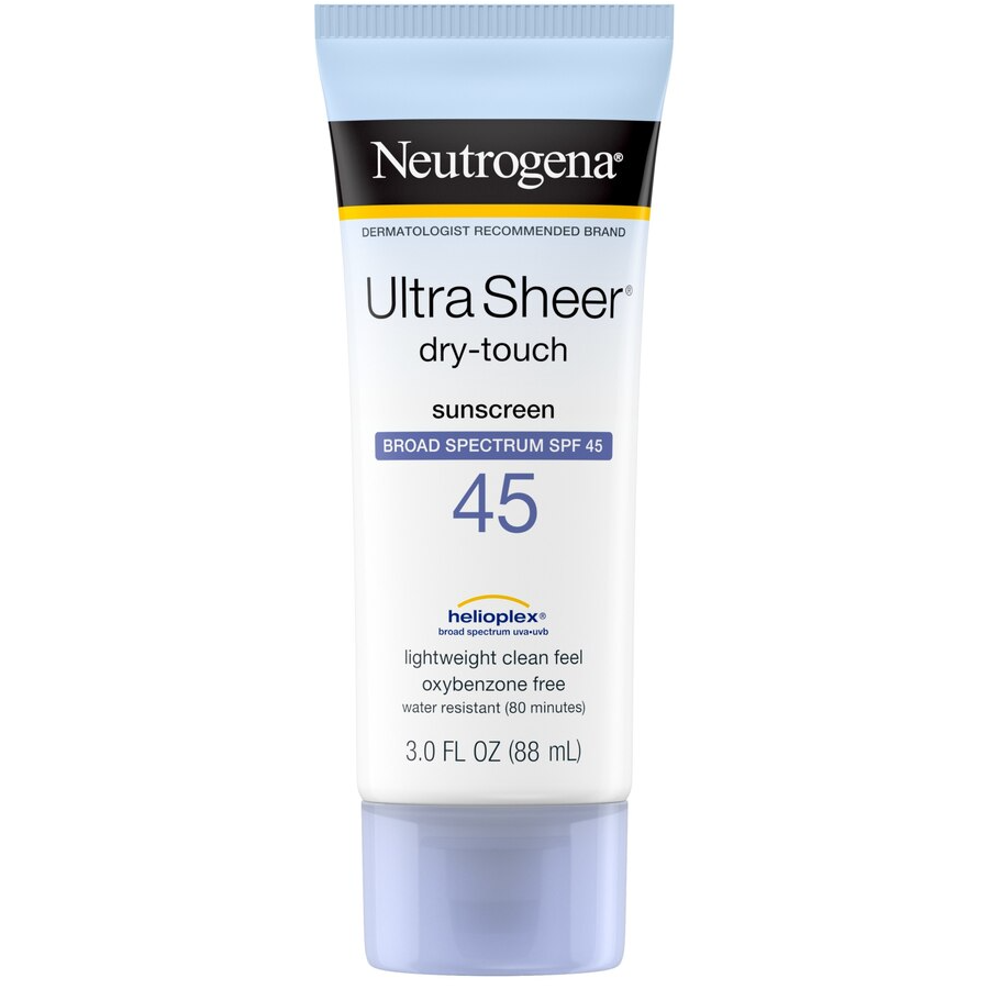 Neutrogena Ultra Sheer Dry Touch Sunscreen Broad Spectrum SPF 45, 88ml