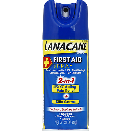 Lanacane Pain Relief Spray, First Aid 3.5 Oz