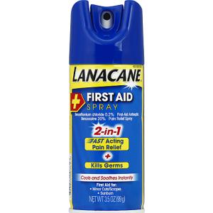 Lanacane Pain Relief Spray, First Aid 3.5 Oz