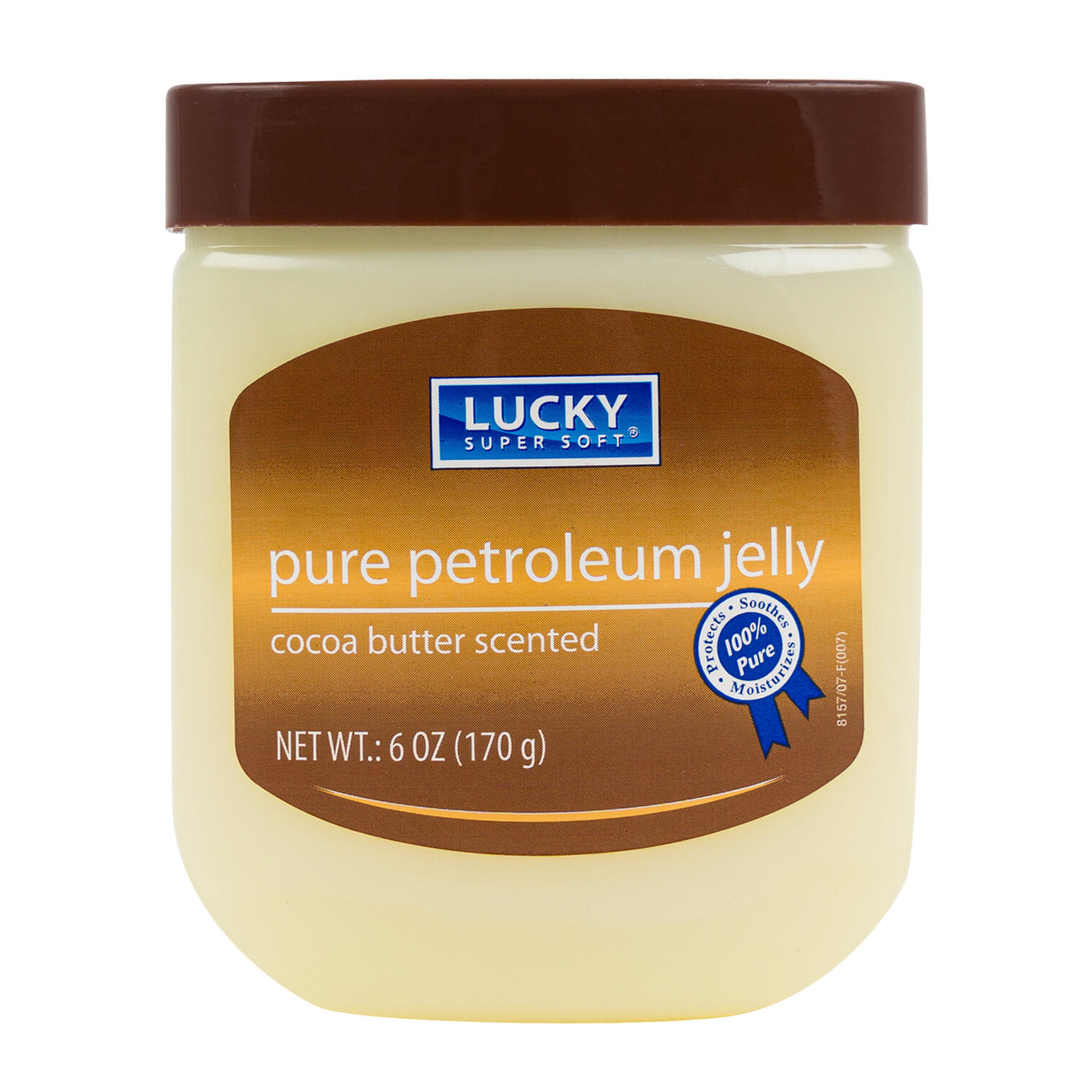 Lucky Super Soft Pure Cocoa Butter Scented Petroleum Jelly 6 Oz