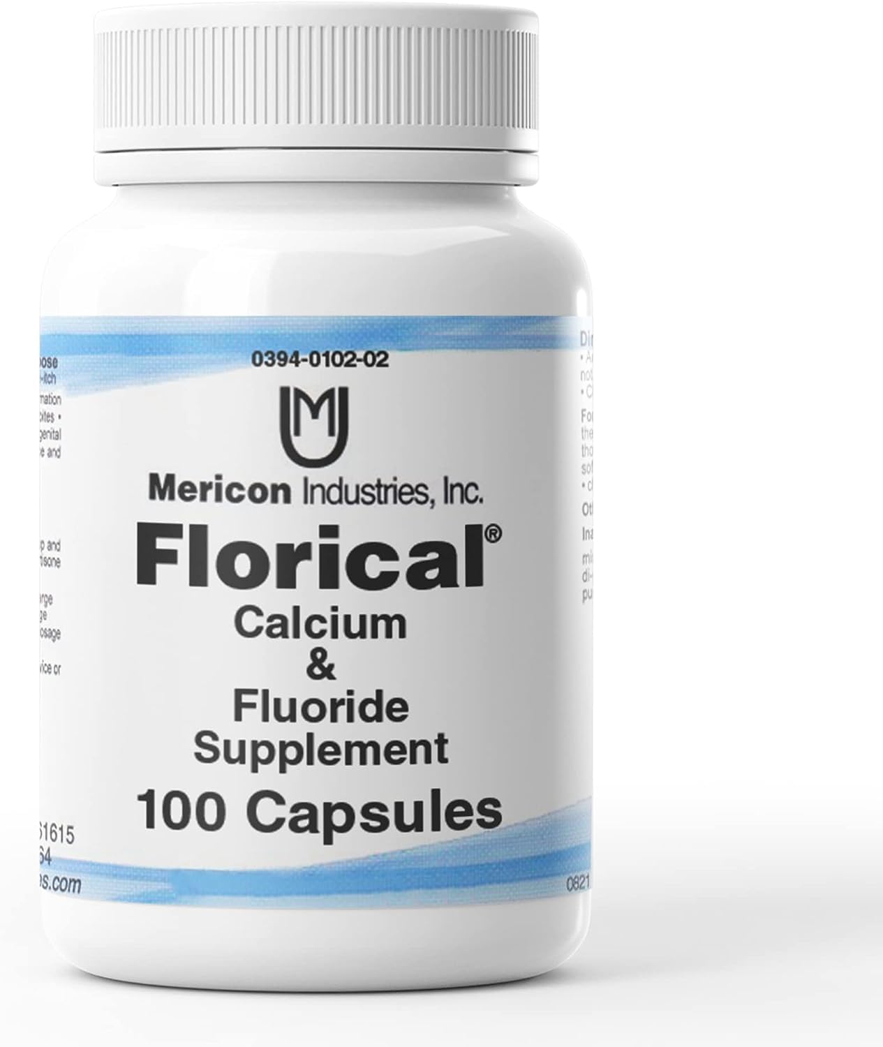 Florical Calcium & Fluoride Supplement Capsules, 100 Capsules