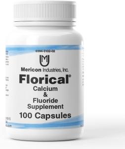 Florical Calcium & Fluoride Supplement Capsules, 100 Capsules