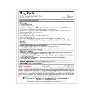 VCF Dissolving Vaginal Contraceptive Films