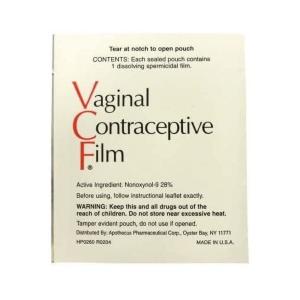 VCF Dissolving Vaginal Contraceptive Films