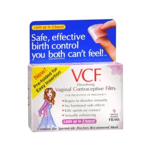 VCF Dissolving Vaginal Contraceptive Films