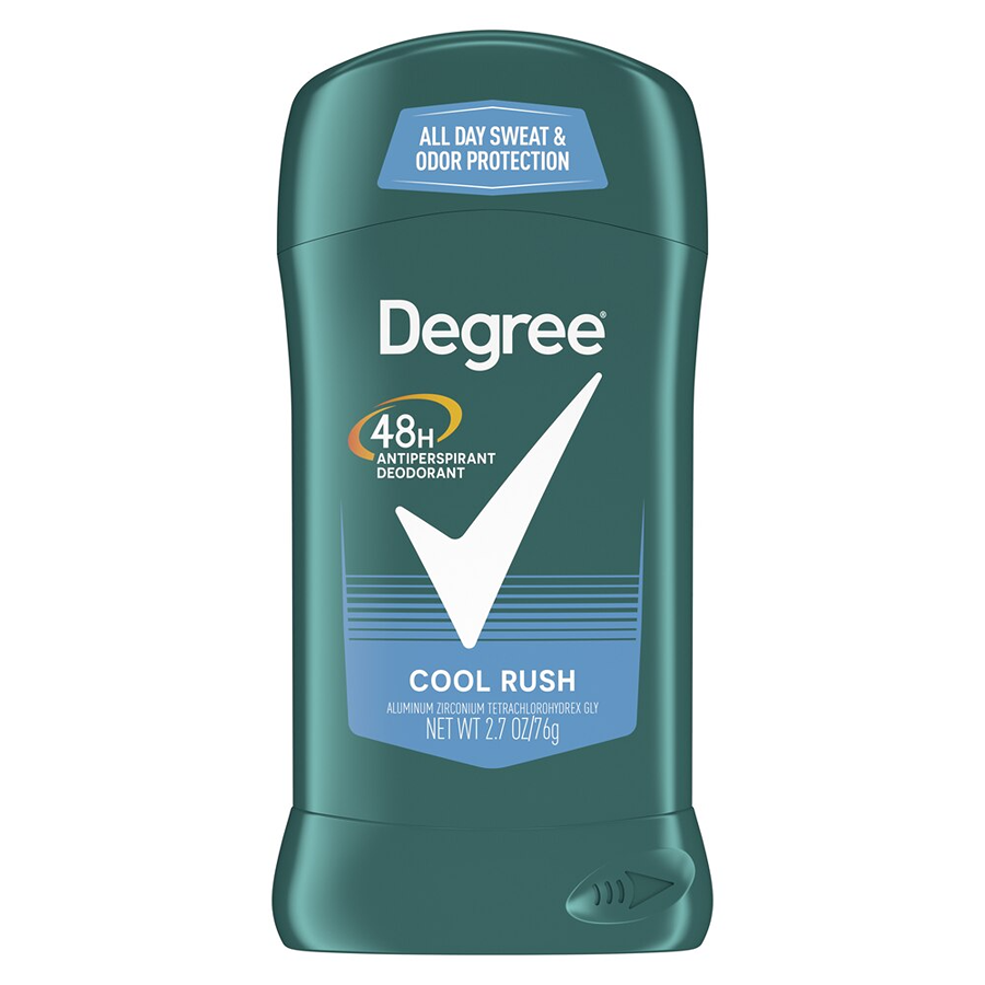 Degree Men Original Protection Cool Rush Antiperspirant Deodorant Stick, 2.7 Ounce