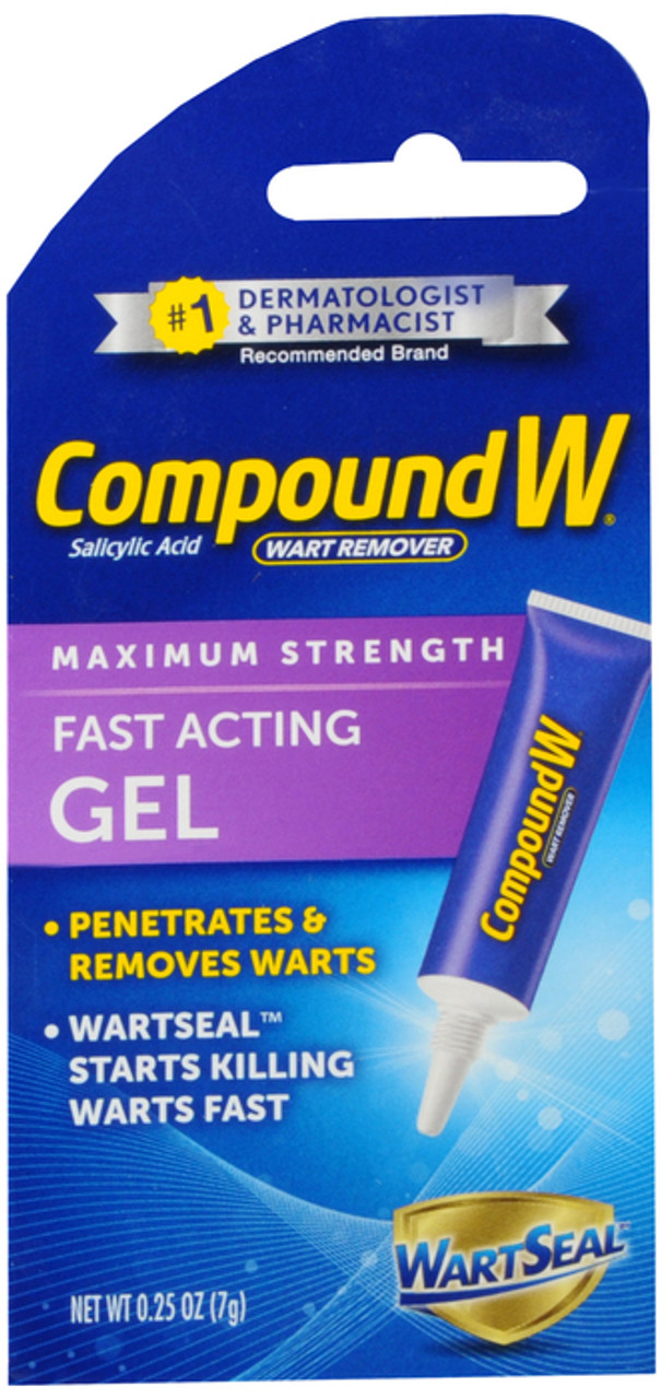Compound W Gel Maximum Strength Fast Acting Wart Remover 0.25 Oz