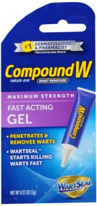 Compound W Gel Maximum Strength Fast Acting Wart Remover 0.25 Oz