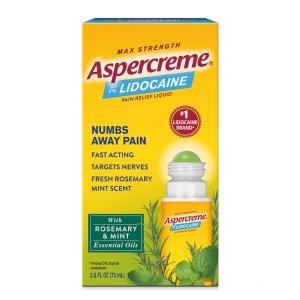 Aspercreme Lidocaine With Essential Oils Rosemary Mint
