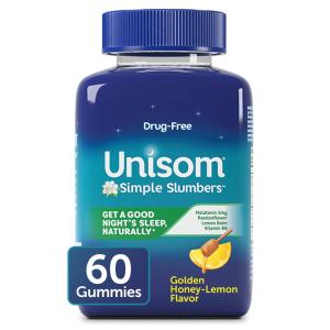 Unisom Simple Slumbers Gummies, Golden Honey Lemon