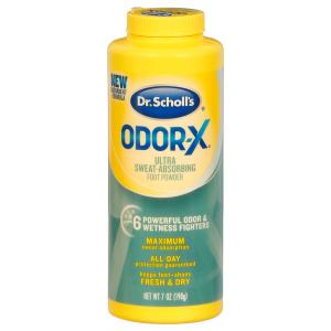 Dr. Scholl's Foot Powder, Sweat Absorbing, Ultra 7 Oz