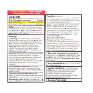 Percogesic Pain Reliever Tablets Original Strength