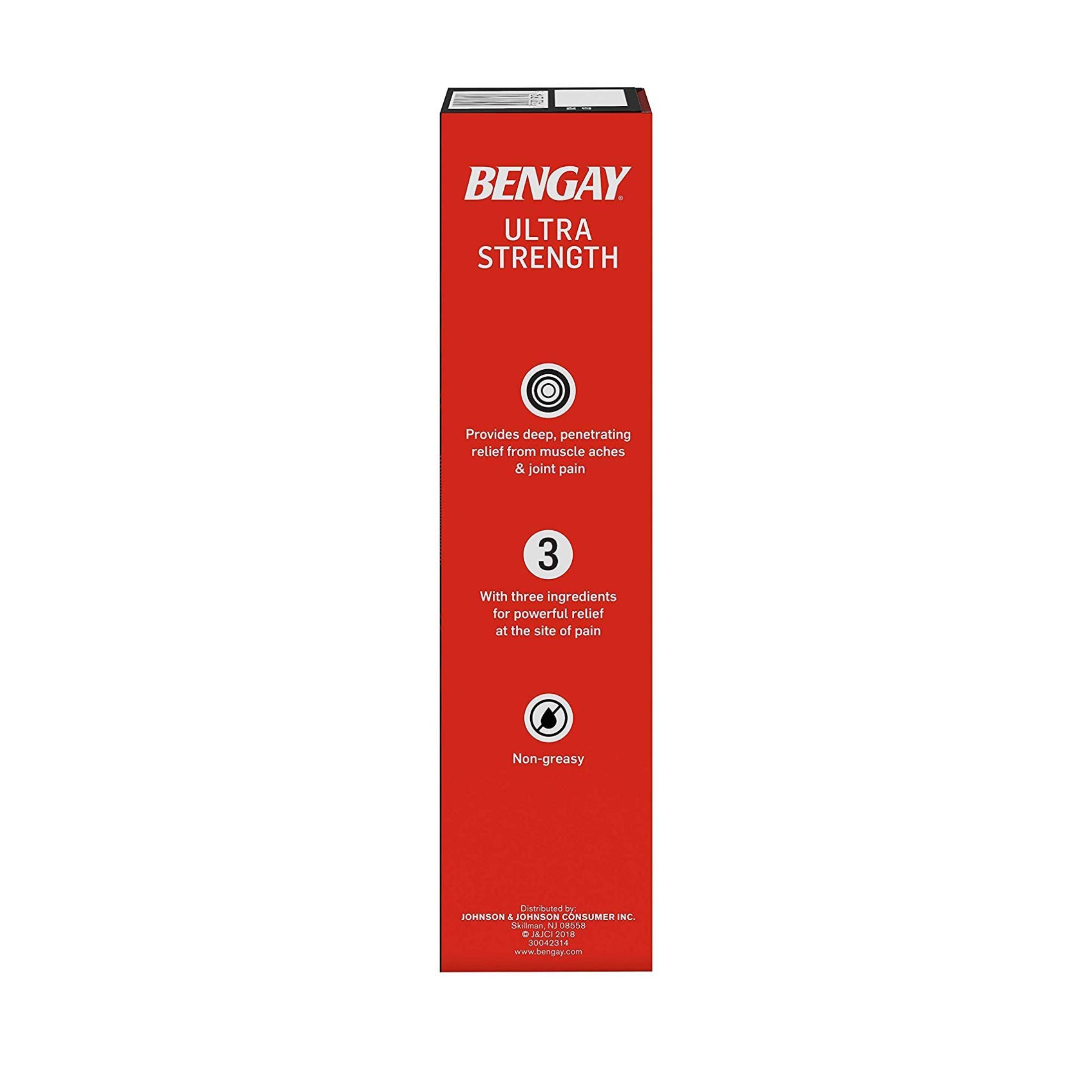 Bengay Ultra Strength Non-Greasy Topical Pain Relief Cream 4 Oz