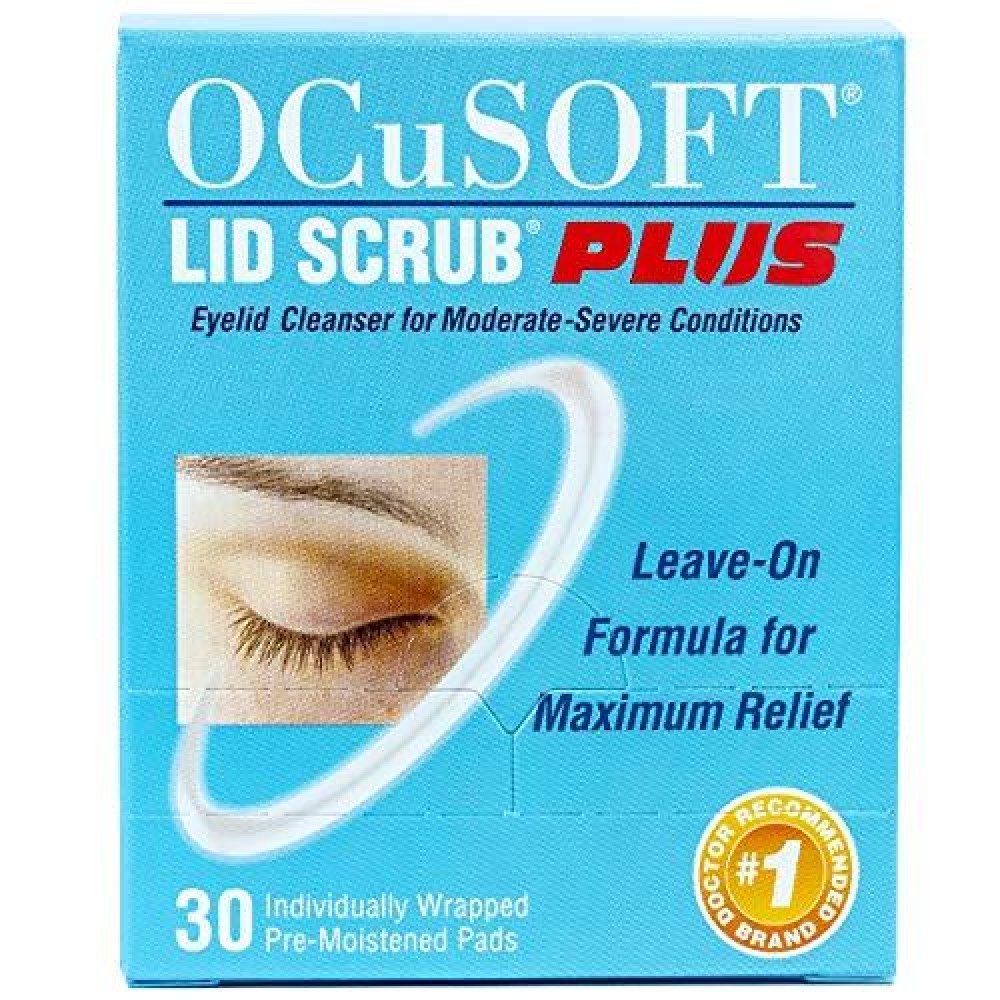 OCuSOFT Lid Scrub Plus Eyelid Cleanser Pre-Moistened Pads