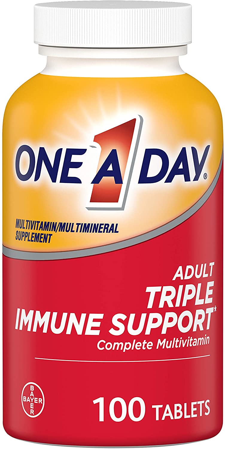 One A Day Complete Multivitamin, Triple Immune Support, Adult, Tablets