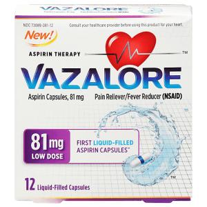 Vazalore Aspirin, 81 Mg, Capsules