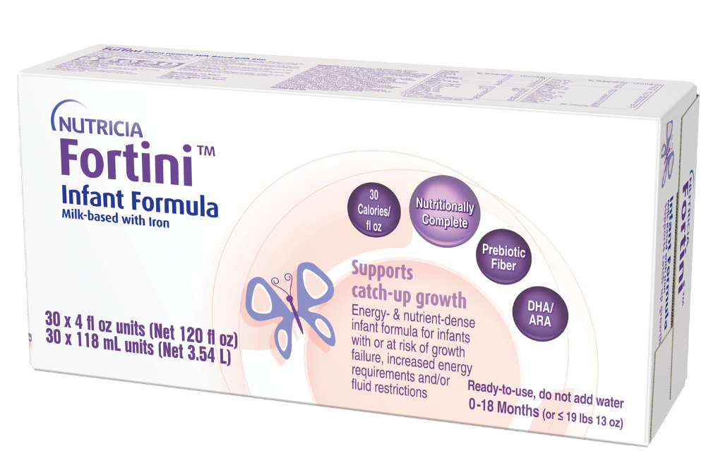 Fortini Nutricia Infant Formula - Milk-Based With Iron - 4 Fl Oz Carton (Case Of 30)