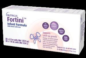 Fortini Nutricia Infant Formula - Milk-Based With Iron - 4 Fl Oz Carton (Case Of 30)