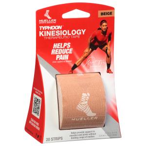 Mueller Typhoon Beige Kinesiology Therapeutic Tape 20 Ea Box