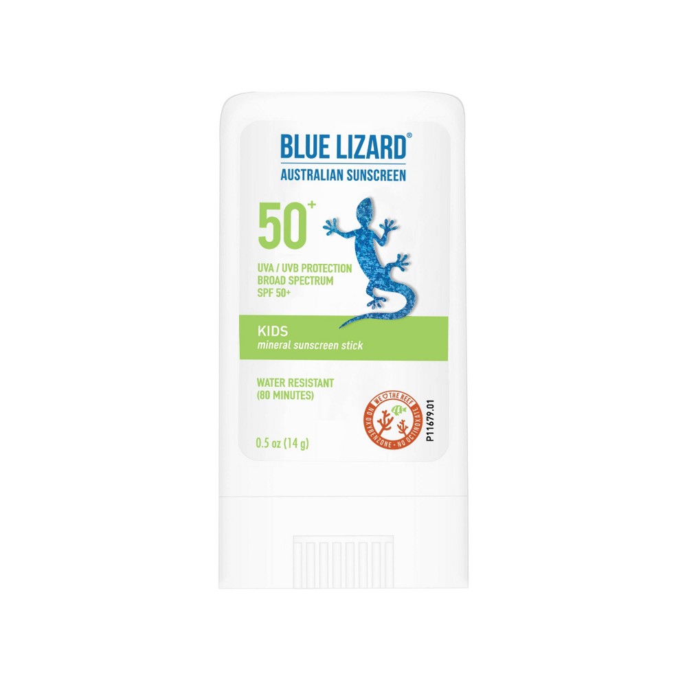 Blue Lizard Kids Mineral Sunscreen Stick - SPF 50 - 0.5 Oz