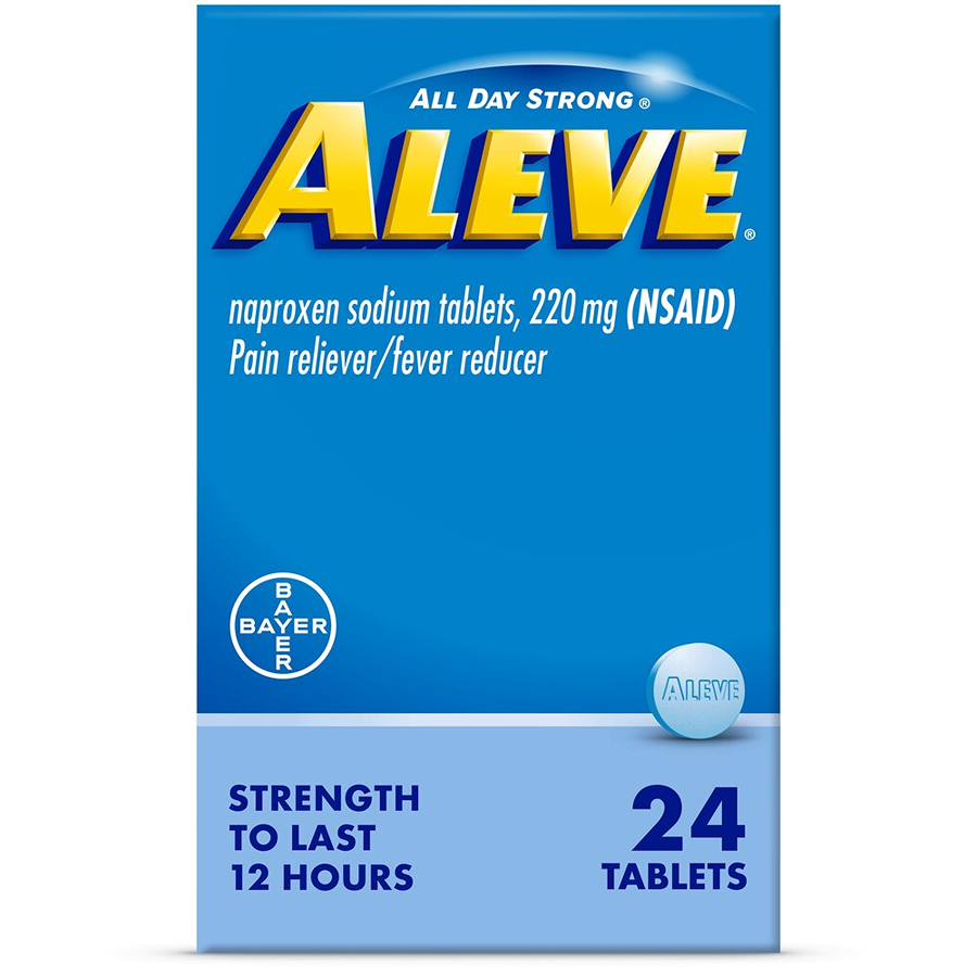 Aleve Pain Reliever/Fever Reducer, 220 Mg, Tablets