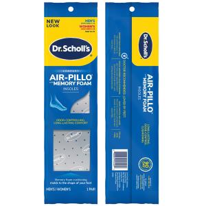 Dr. Scholl's Comfort Double Air-Pillo Insoles, 1 Pair
