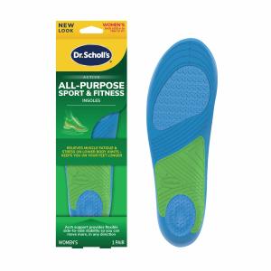 Dr. Scholl's Insoles, All-Purpose Sport & Fitness, Active, Shoe Size 6-10, Women's