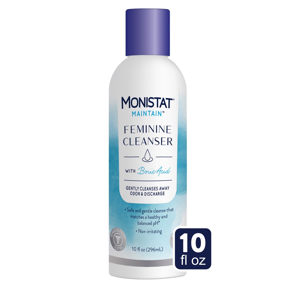 Monistat Maintain Feminine Cleanser With Boric Acid - 10 Fl Oz