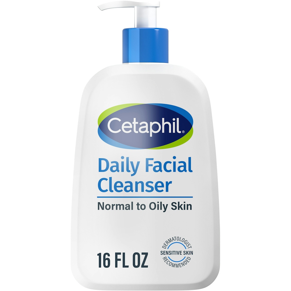 Cetaphil Daily Facial Cleanser Combination To Oily, Sensitive Skin 16 Fl Oz