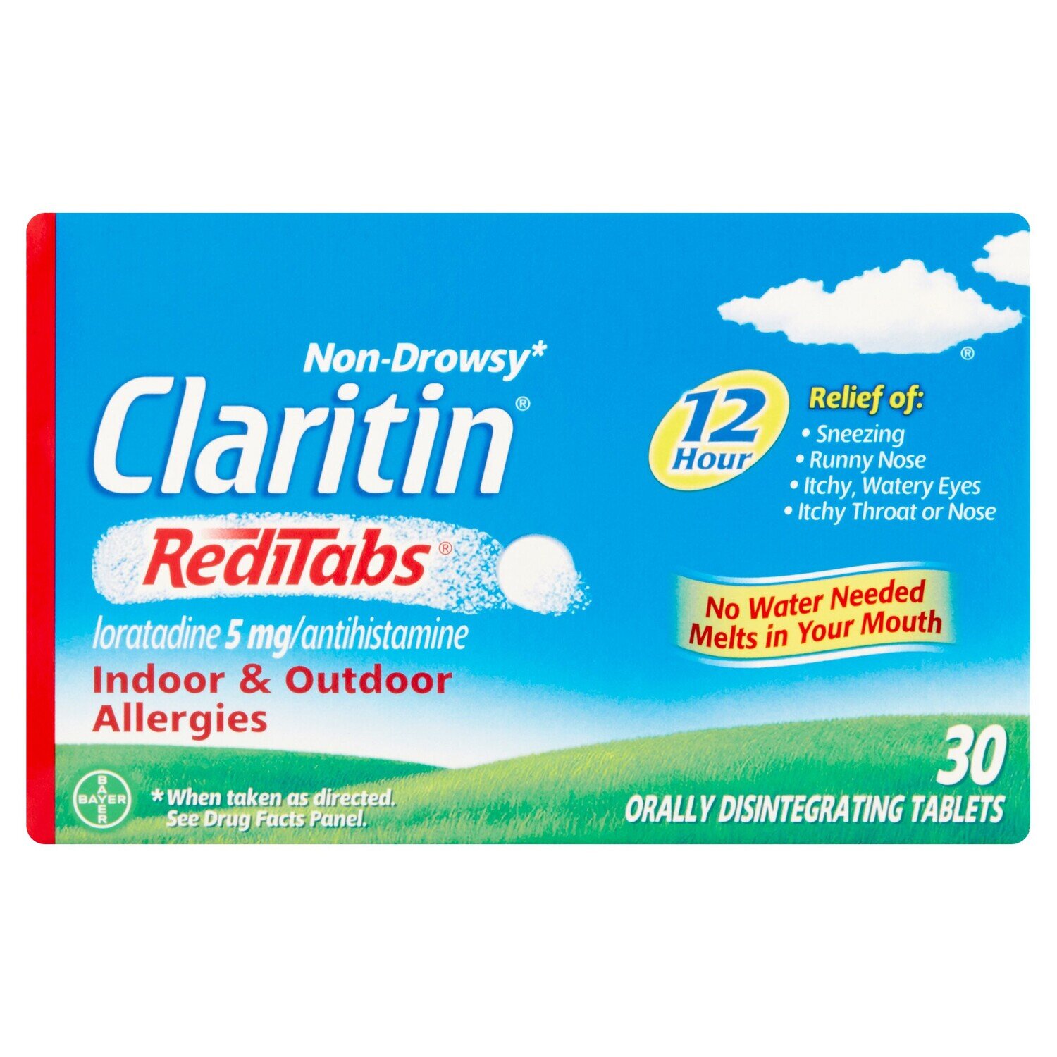 Claritin Indoor & Outdoor Allergies, 5 Mg, Non-Drowsy, Tablets