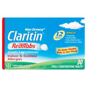Claritin Indoor & Outdoor Allergies, 5 Mg, Non-Drowsy, Tablets